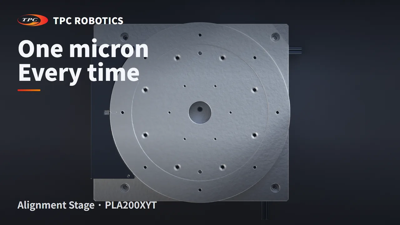 Frame from a TPC linear actuator product film produced by bringStudio