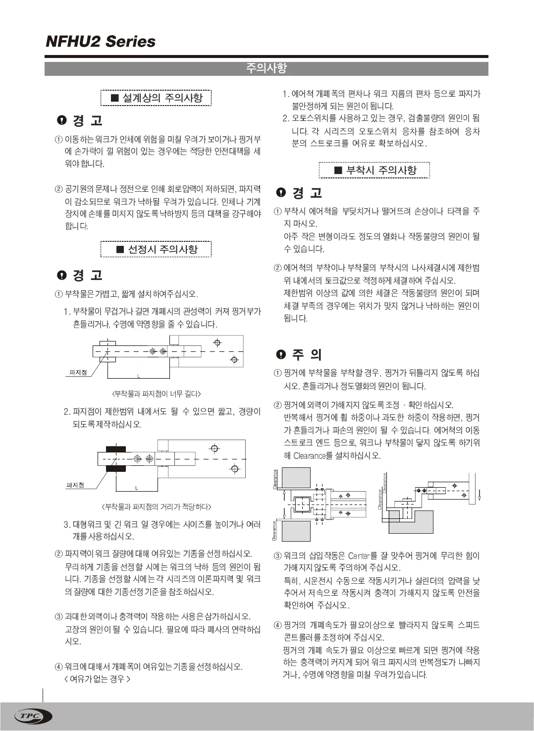 NFHU2 카탈로그 16페이지, 한국어 원본